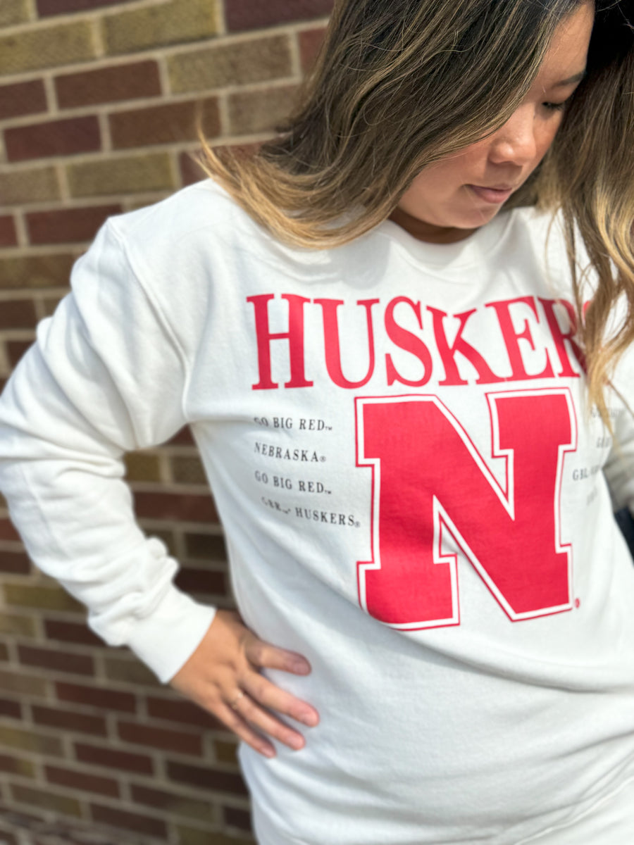 Nebraska Guccio Crew Sweatshirt