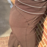 Plus Modal Scuba Straight Pants