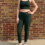 Nylon  Ribbed Racerback Tank