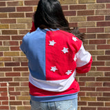 Mineral Wash American Flag Top