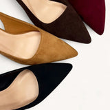 Betty Suede Pointed Toe Heel