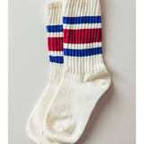 Varsity Stripe Ribbed Crew Socks