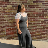 Washed Knit Lounge Jumpsuit