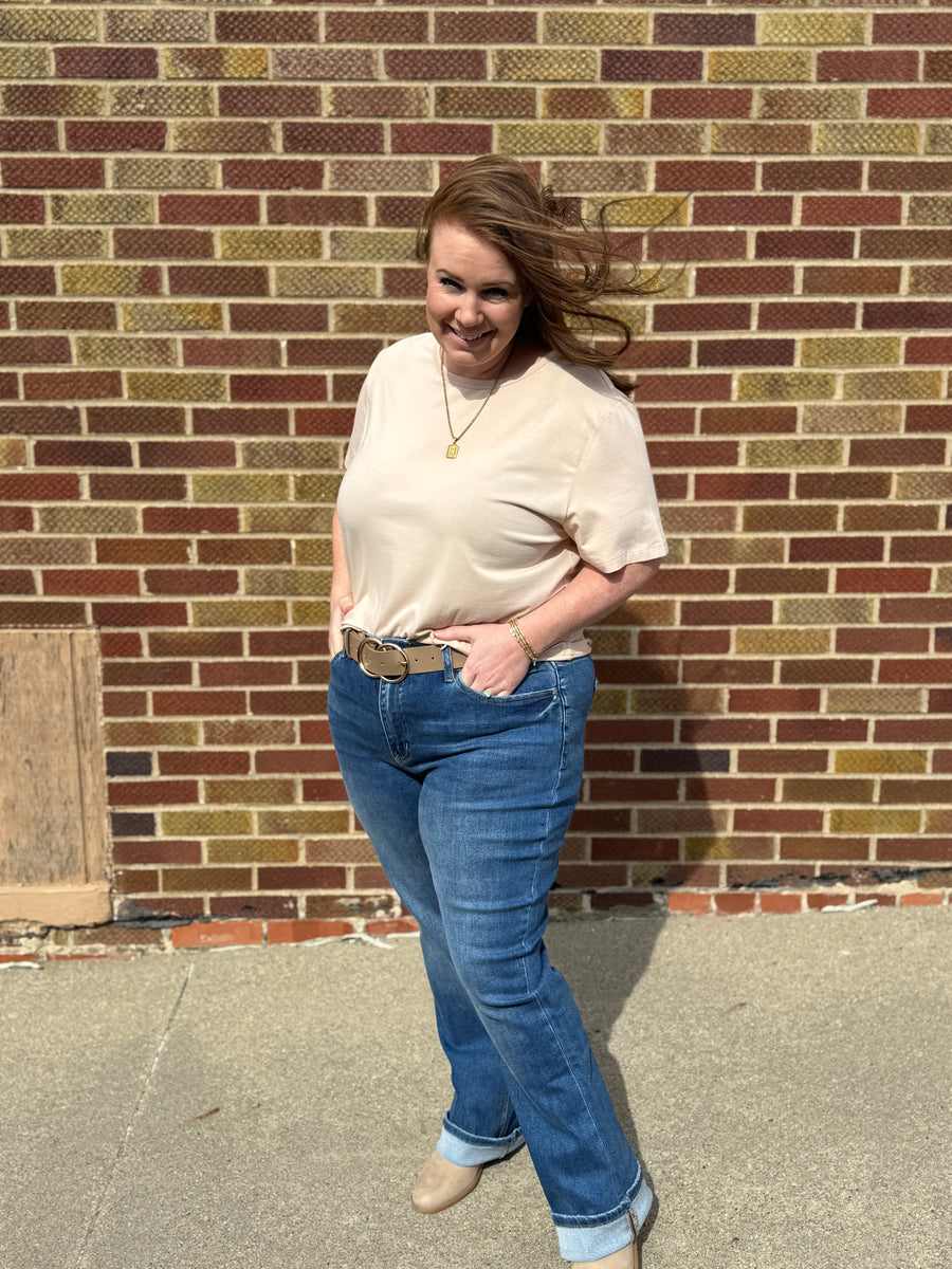 Polished Prints Mom Crop Tee