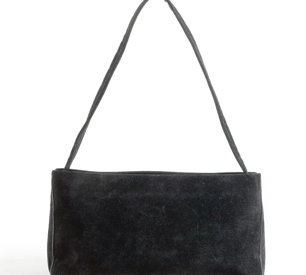 Faux Suede Rectangle Bag