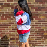Mineral Wash American Flag Top