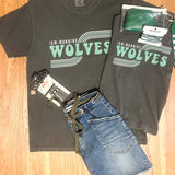 Retro Rainbow Wolves Tee