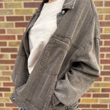 Espresso Denim Jacket