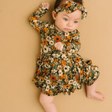 Kids Rustic Blooms Long Sleeve Dress