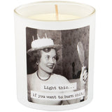 Trash Talk Jar Candle