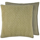 Green Diamond Pillow 18x18"