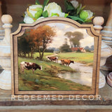 Provincial Pasture Stream Sign 9x10"