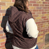 Quilted Hoodie Vest