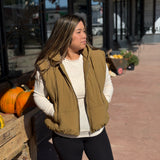 Hooded Bubble Puffer Vest