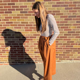 Ribbed Knit Long Sleeve High Waist Dress