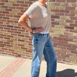 Highwaisted Angelina Column Straight Jeans