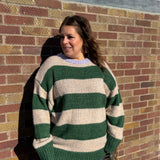 Oversized Striped Sweater