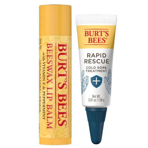 Burt's Bees Rapid Rescue Cold Sore + Beeswax Lip Balm