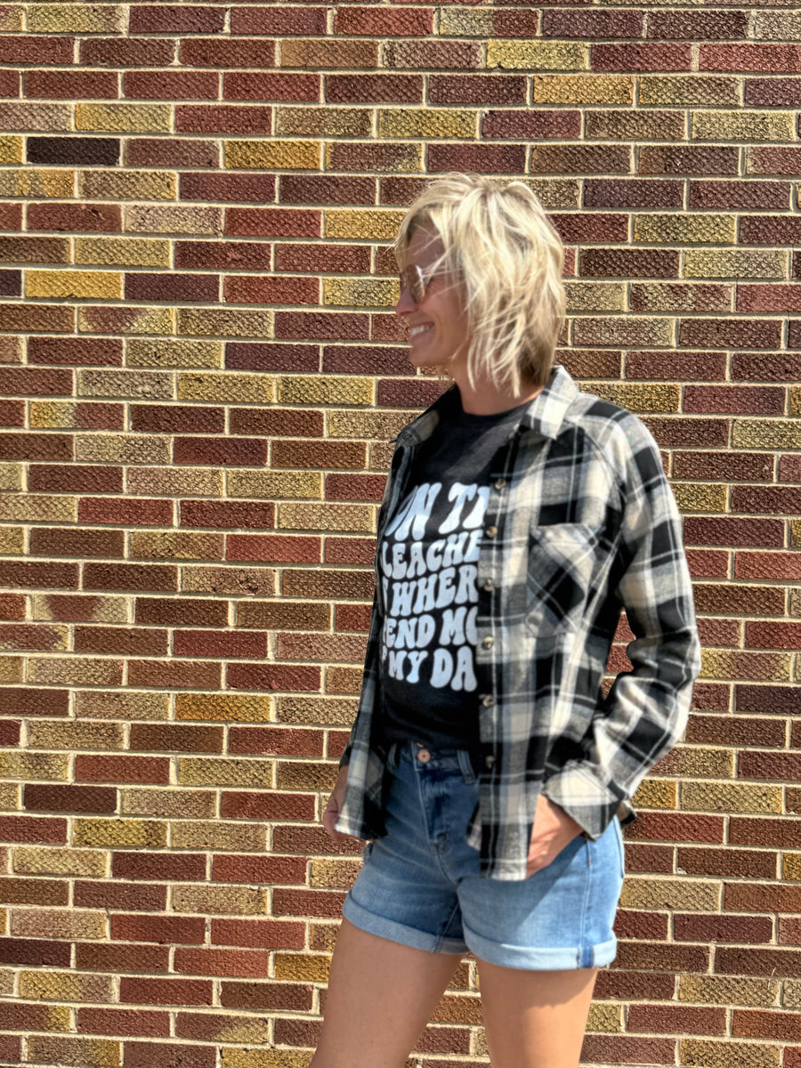 Hi-Low Button Down w/Front Pocket