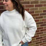 Mock Neck Sweatshirt