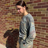 Camo Knit Top