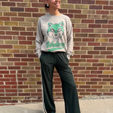 Distressed Wolves Pigment Dyed Crewneck