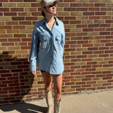 Vintage Denim Oversized Shirt