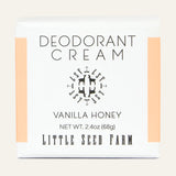 Vanilla Honey Deodorant Cream