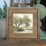 Square Framed Willow Tree Canvas 11"