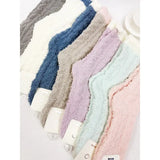 Two Tone Cable Knit Socks