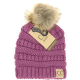 CC Baby Fur Pom Beanie