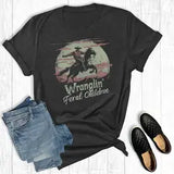 Western Wrangling Feral Children Graphic Tee