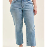 Plus Judy Blue Ankle Straight w/Bandana Loop