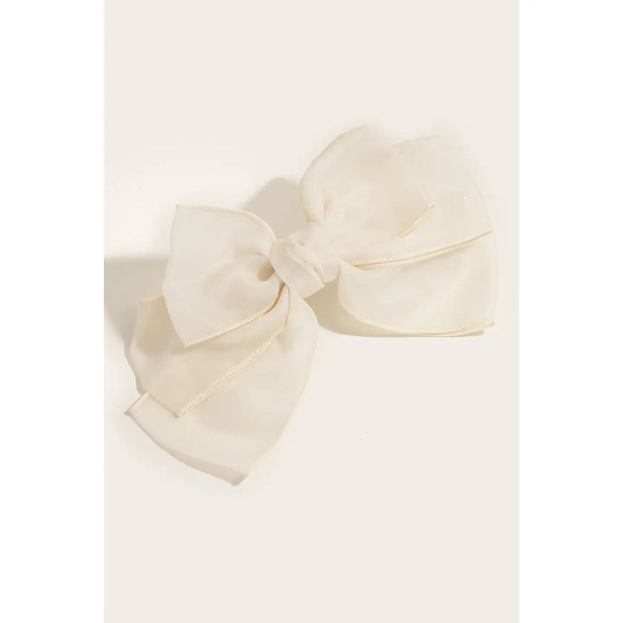 Layered Ribbon Bow Hair Clip