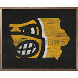 Herky State Logo Sign 10x8