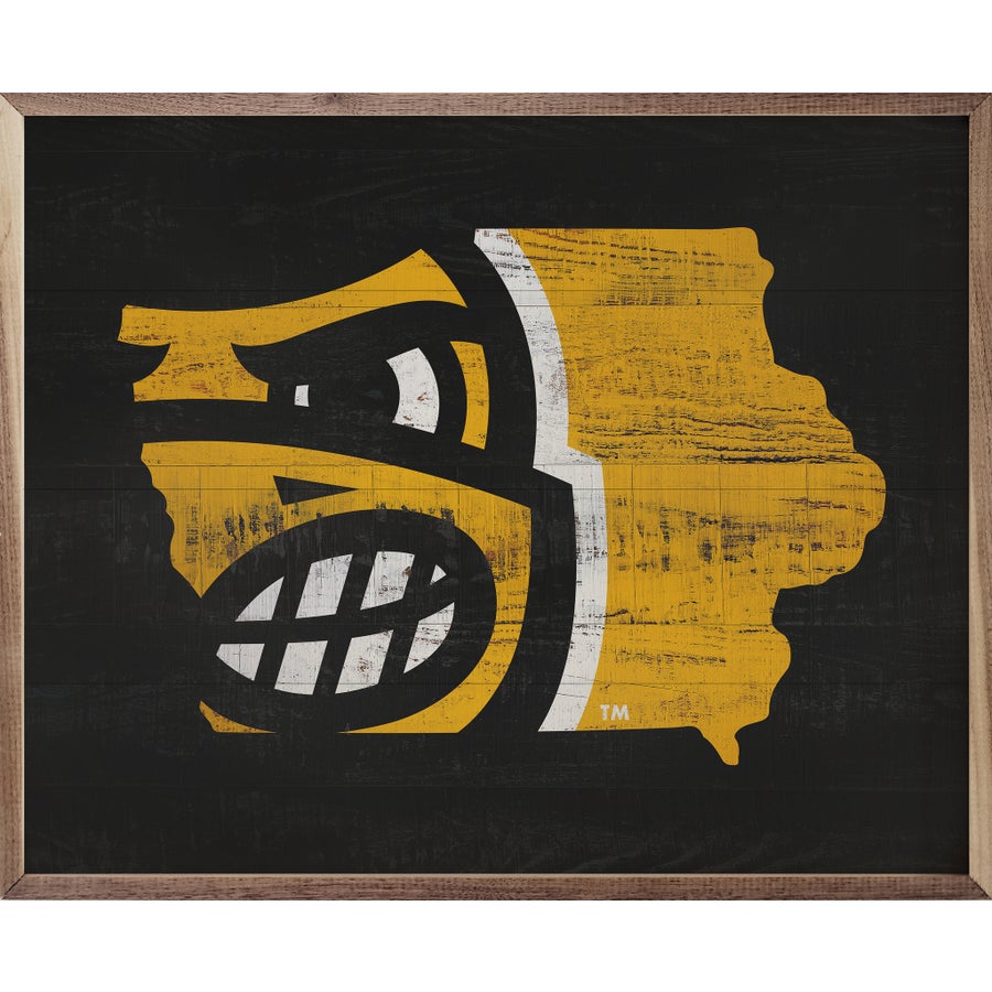 Herky State Logo Sign 10x8