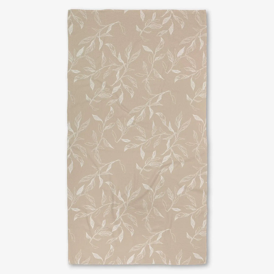 Geometry Linen Luxe Bath Towel