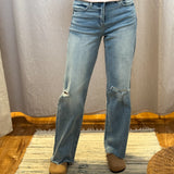 Reggie Wide Leg Vervet Jeans