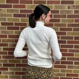 Ribbed Mock Neck Pullover Sweater