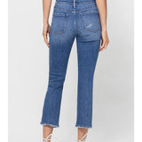 Mona Crop Straight Vervet Jeans