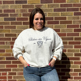 Paris Embroidered Crewneck