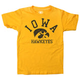 Youth Gold Iowa Hawkeye T-Shirt