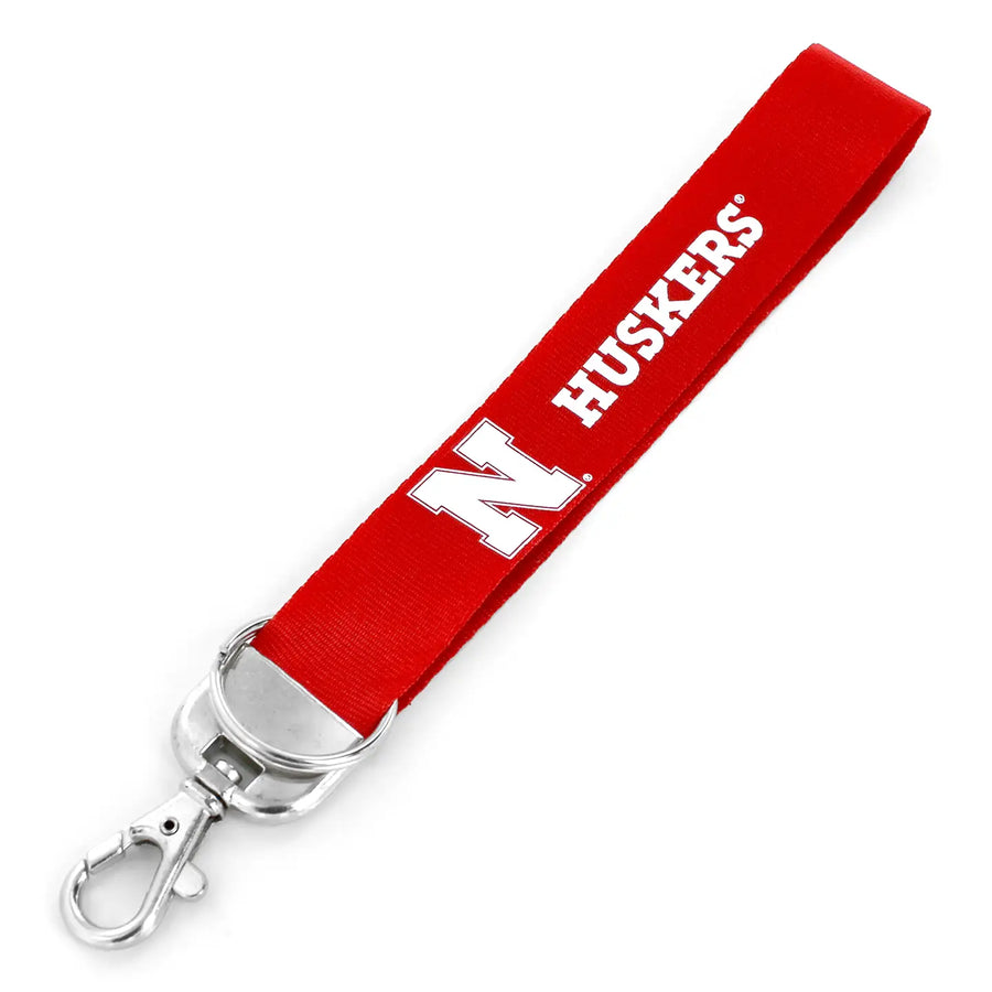 Nebraska Wristlet Keychain