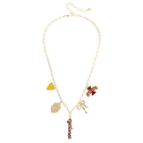 Iowa State Cyclones Paper Clip Charm Necklace