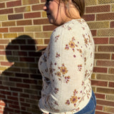 Flower Print Crewneck