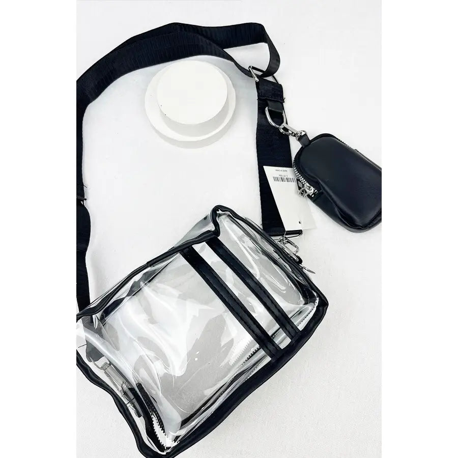 Clear Sling Bag Purses with Coin Purse