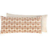 Floral Bolster Pillow 12"