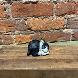 Resin Black & White Rabbit