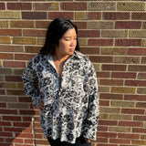 Washed Rose Twill Top w/Frayed Edge