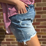 Judy Blue Star Cut Off Shorts